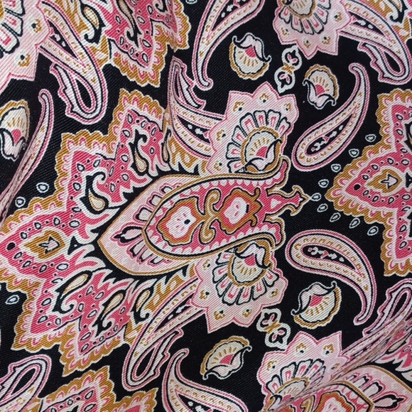 Maurices Boho Pink Paisley Wrap Skirt Midi Lightweight, sz 18W - Picture 3 of 8